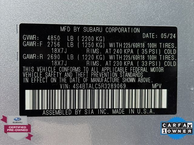 2024 Subaru Outback Onyx Edition