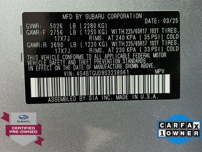 2025 Subaru Outback Wilderness