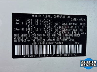 2022 Subaru Outback Wilderness