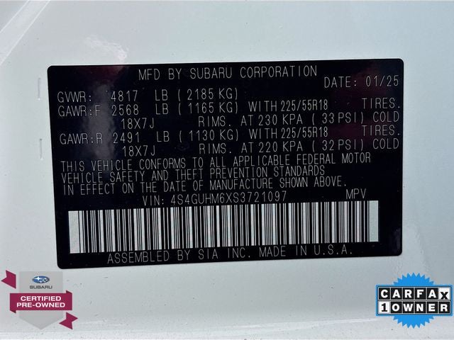 2025 Subaru Crosstrek Limited