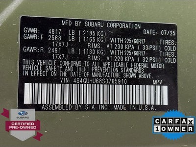 2025 Subaru Crosstrek Wilderness