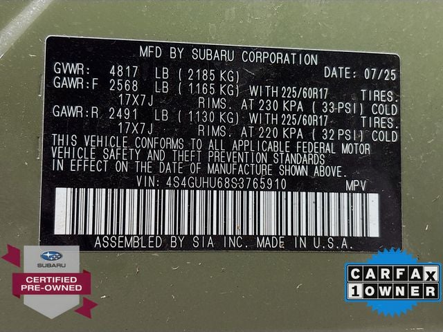 2025 Subaru Crosstrek Wilderness