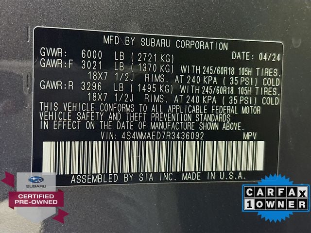 2024 Subaru Ascent Premium