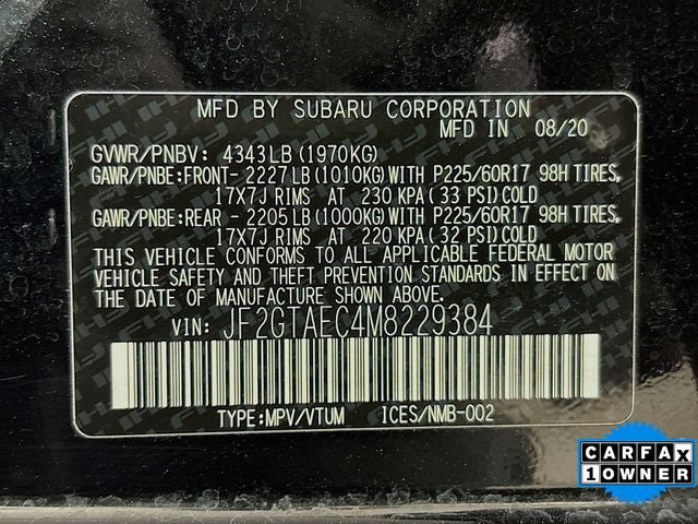 2021 Subaru Crosstrek Premium