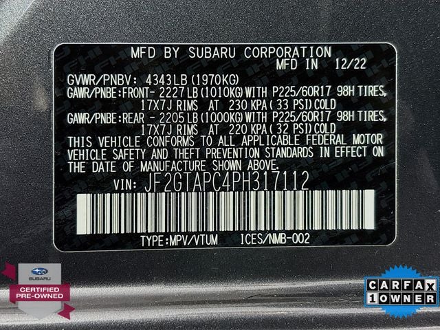 2023 Subaru Crosstrek Premium