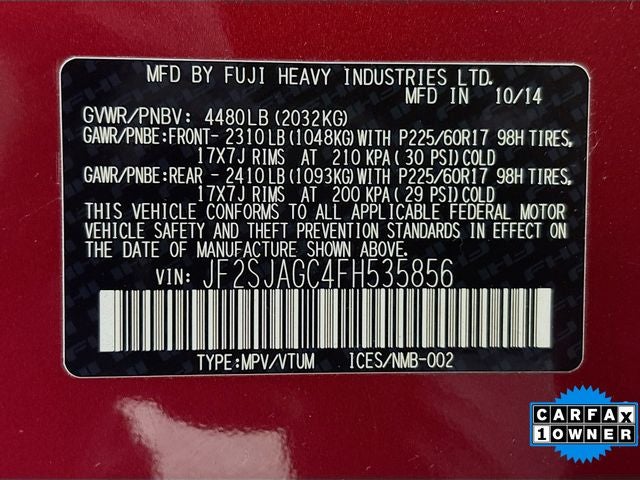 2015 Subaru Forester 2.5i Premium