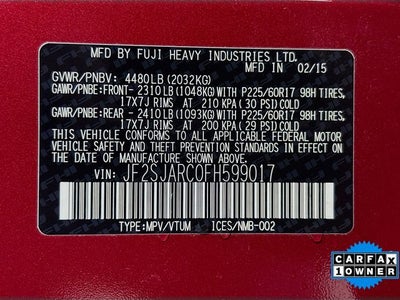 2015 Subaru Forester 2.5i Limited