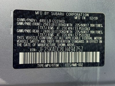 2020 Subaru Forester Base