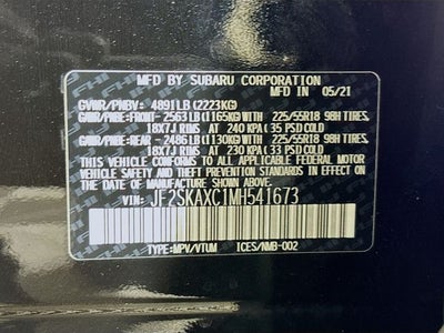 2021 Subaru Forester Touring