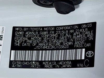 2024 Toyota Corolla XSE