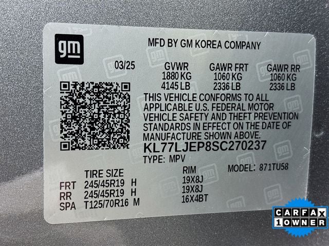 2025 Chevrolet Trax 2RS