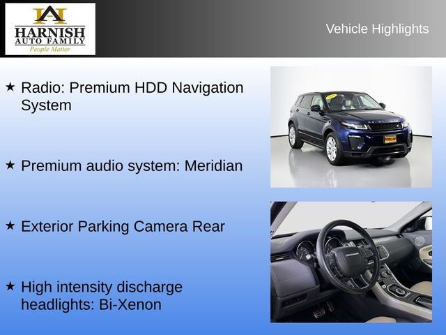 2016 Land Rover Range Rover Evoque HSE Dynamic