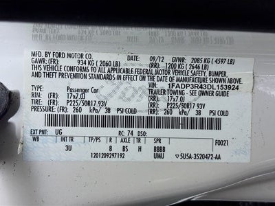2013 Ford Focus Electric Base