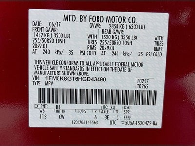 2017 Ford Explorer Sport