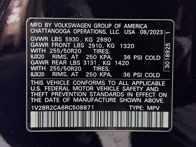 2024 Volkswagen Atlas 2.0T SEL