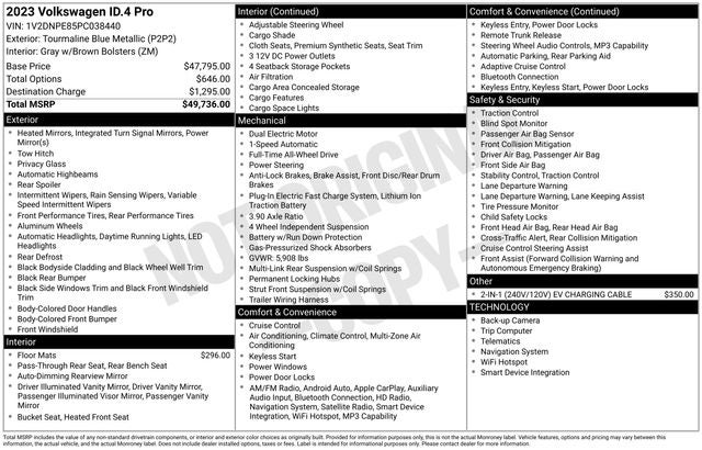 2023 Volkswagen ID.4 Pro