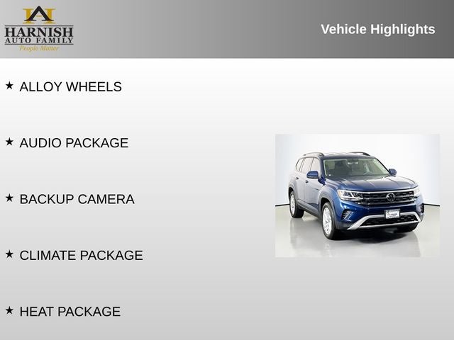 2022 Volkswagen Atlas 3.6L V6 SE w/Technology