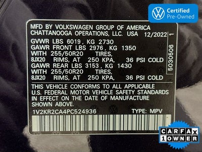 2023 Volkswagen Atlas 3.6L V6 SE w/Technology