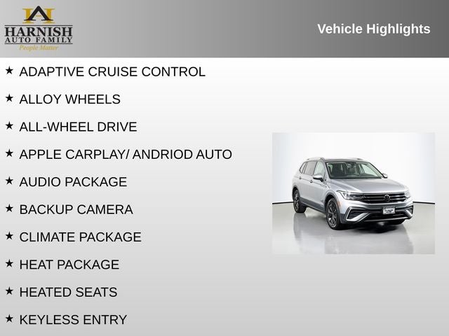 2022 Volkswagen Tiguan 2.0T SE