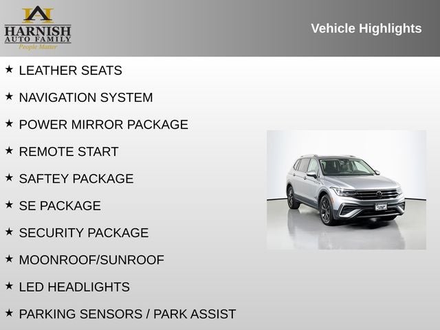 2022 Volkswagen Tiguan 2.0T SE