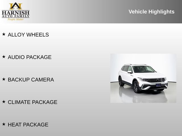 2022 Volkswagen Tiguan 2.0T SE