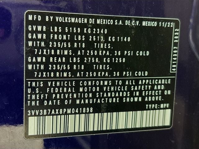 2023 Volkswagen Tiguan 2.0T SE