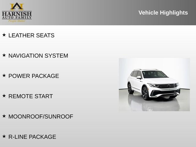 2022 Volkswagen Tiguan 2.0T SEL R-Line