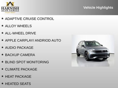 2024 Volkswagen Tiguan 2.0T SE R-Line Black