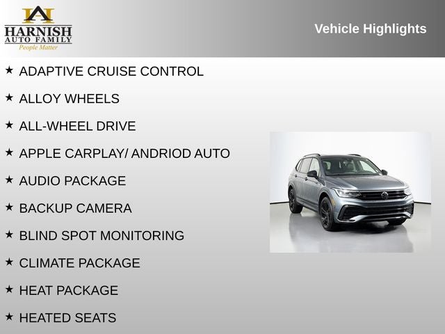 2024 Volkswagen Tiguan 2.0T SE R-Line Black