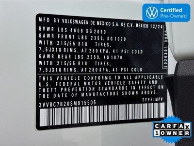 2025 Volkswagen Taos 1.5T S