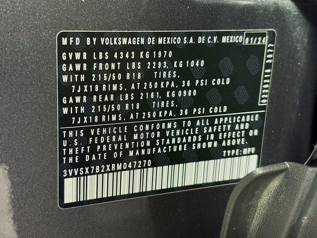 2024 Volkswagen Taos 1.5T SE