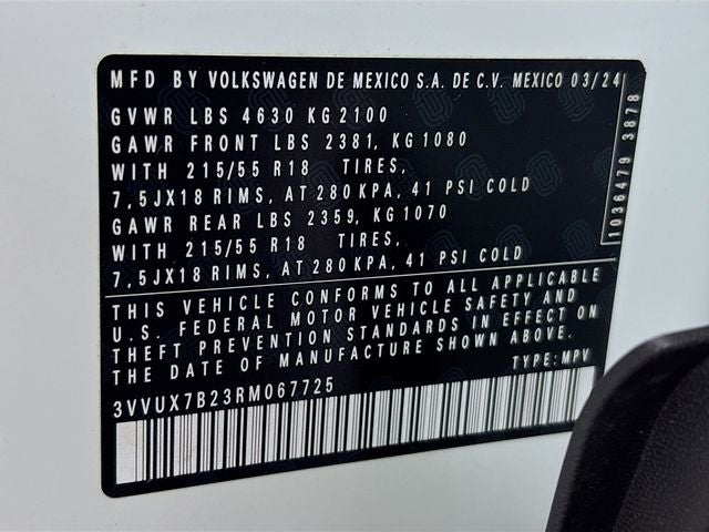 2024 Volkswagen Taos 1.5T SE