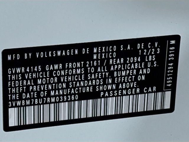 2024 Volkswagen Jetta 1.5T Sport