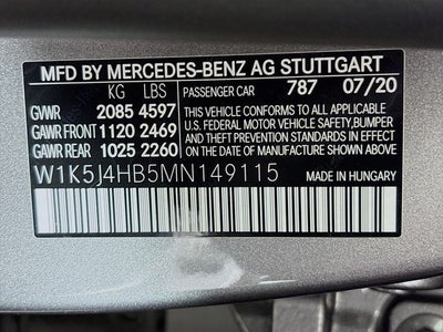 2021 Mercedes-Benz CLA CLA 250 4MATIC®