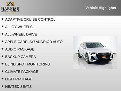 2022 Audi e-tron Sportback S line Premium quattro