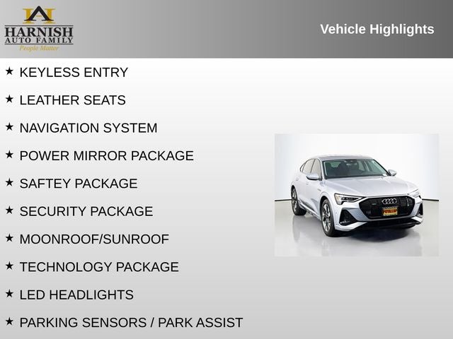 2022 Audi e-tron Sportback S line Premium quattro