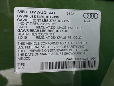 2022 Audi Q5 45 S line Premium quattro
