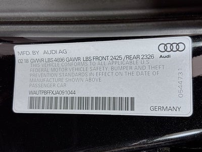 2018 Audi A3 e-tron 1.4T Premium