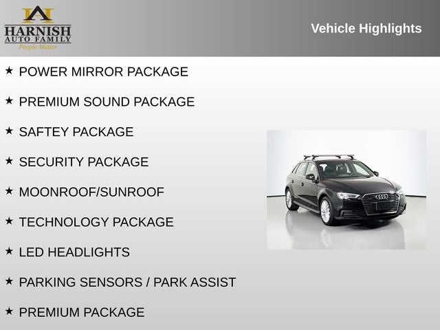 2018 Audi A3 e-tron 1.4T Premium