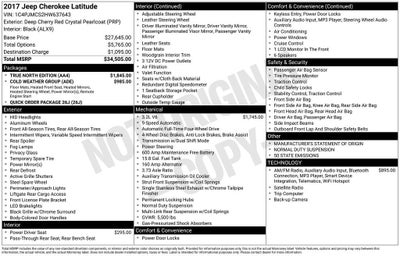 2017 Jeep Cherokee Latitude 4x4