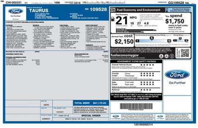 2016 Ford Taurus Limited