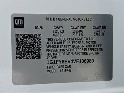 2027 Chevrolet Bolt LT