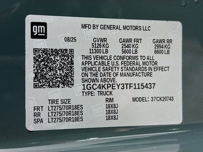 2026 Chevrolet Silverado 2500 HD LTZ