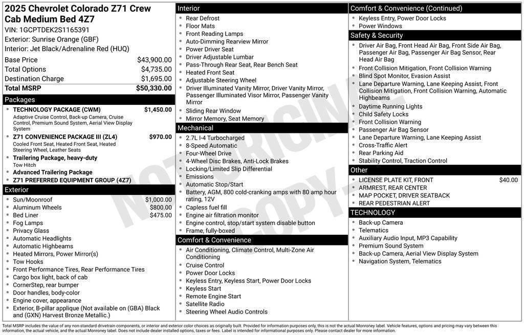 2025 Chevrolet Colorado Z71