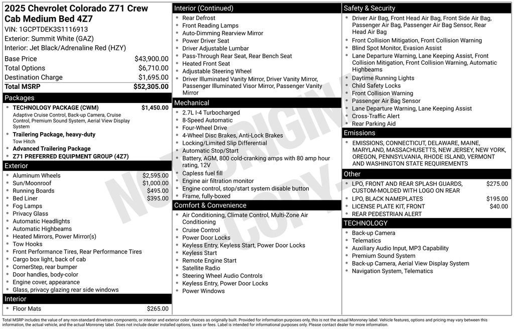 2025 Chevrolet Colorado Z71