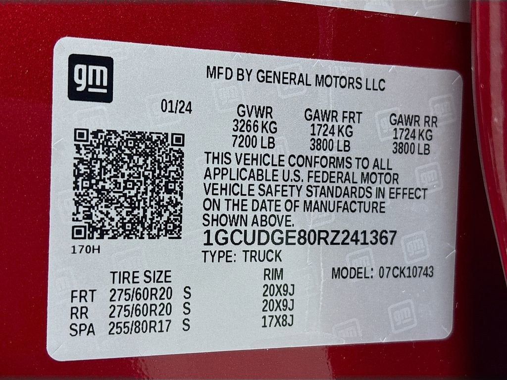 2024 Chevrolet Silverado 1500 LTZ