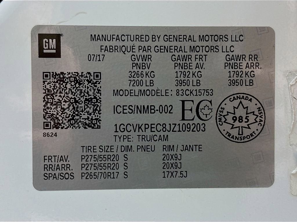 2018 Chevrolet Silverado 1500 Custom