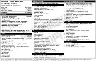 2017 GMC Yukon Denali