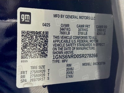 2025 Chevrolet Tahoe LT