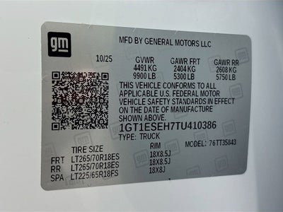 2026 GMC Sierra EV Elevation Standard Range